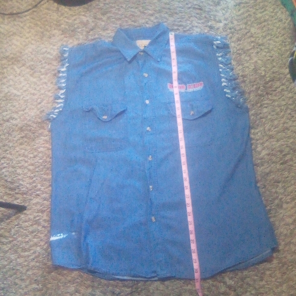 Coast Denim Chambray Trucker Shirt Road King - Picture 16 of 16